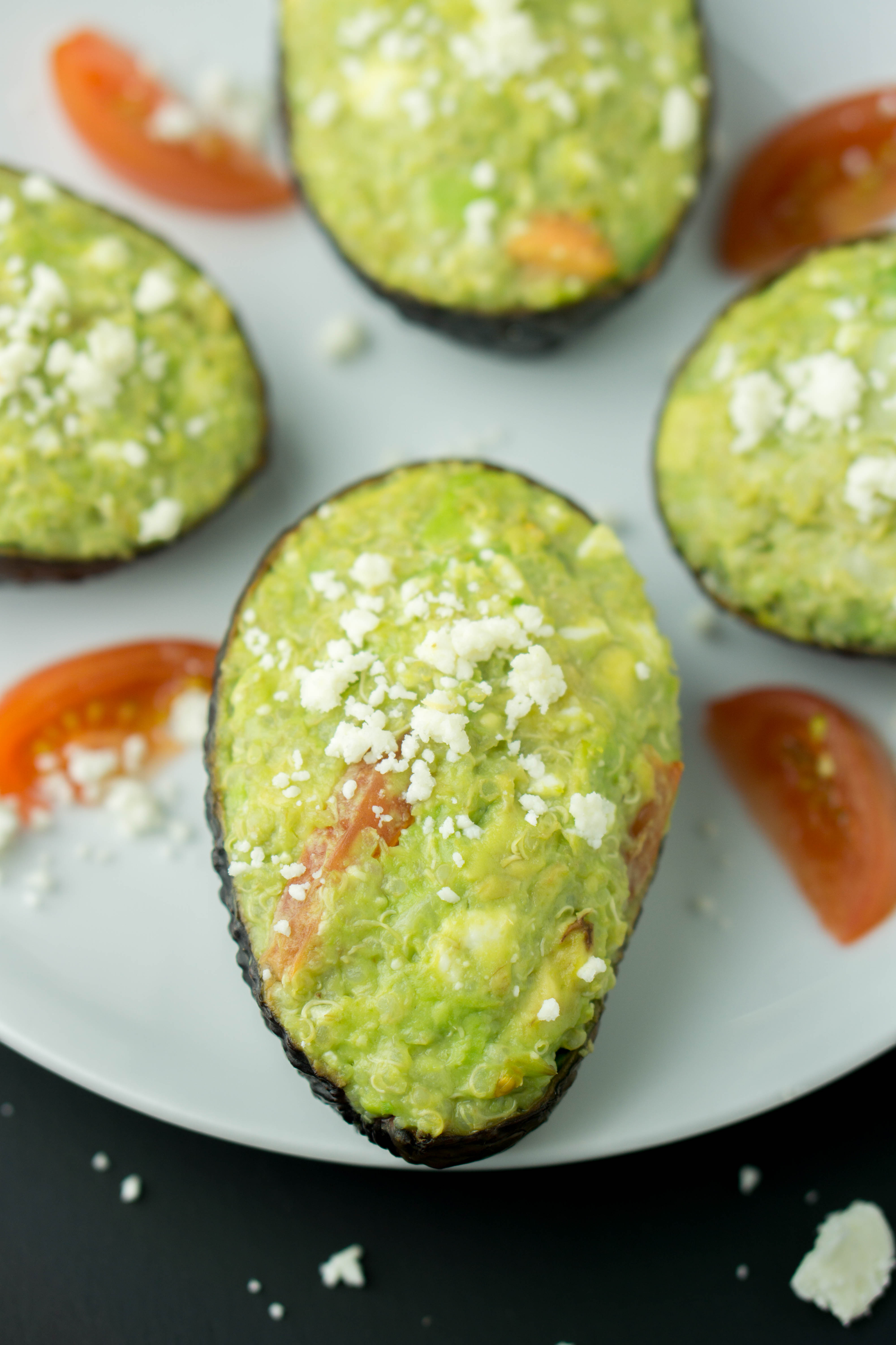 Quinoa Stuffed Baked Avocados