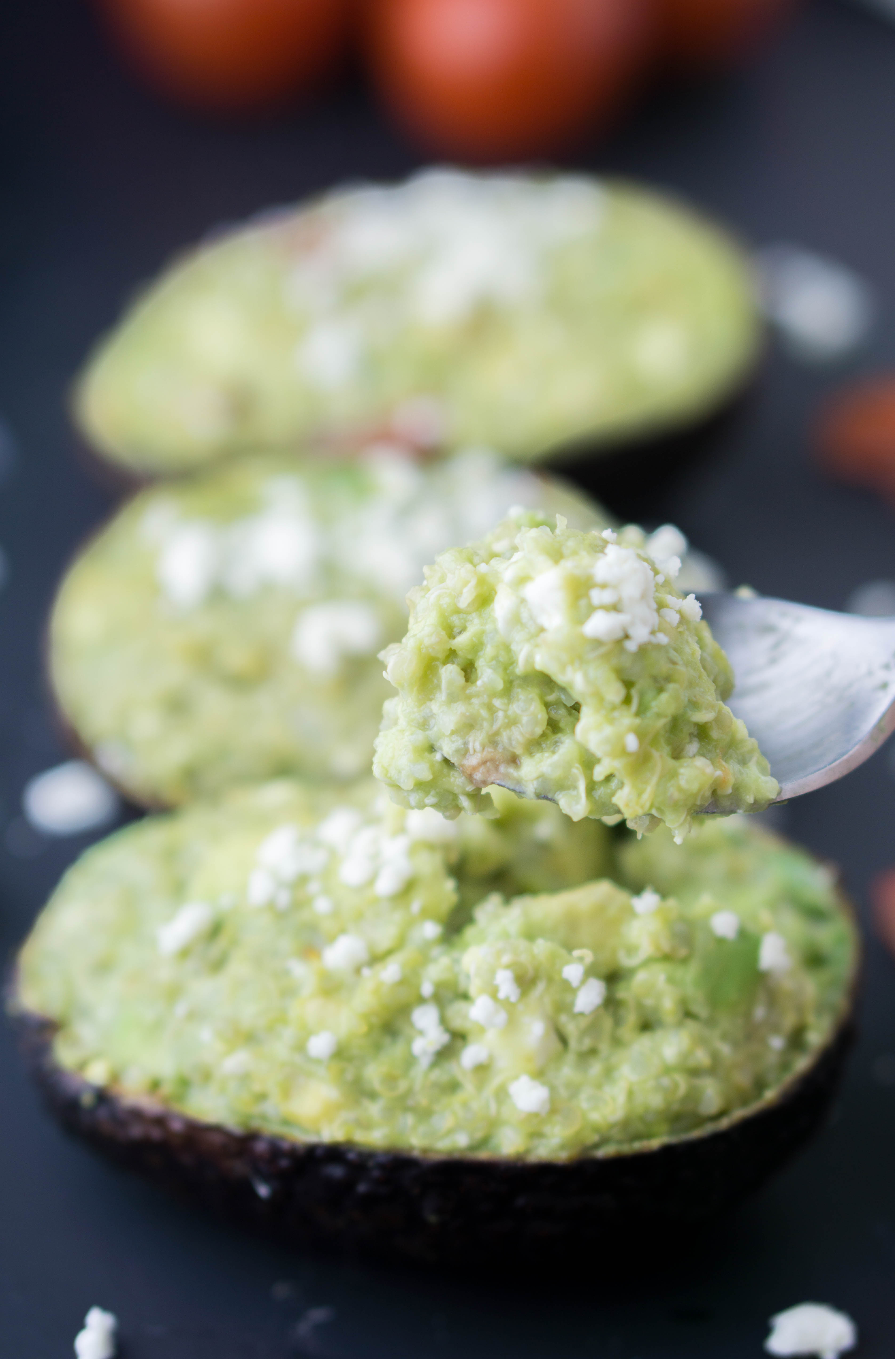 Quinoa Stuffed Baked Avocados
