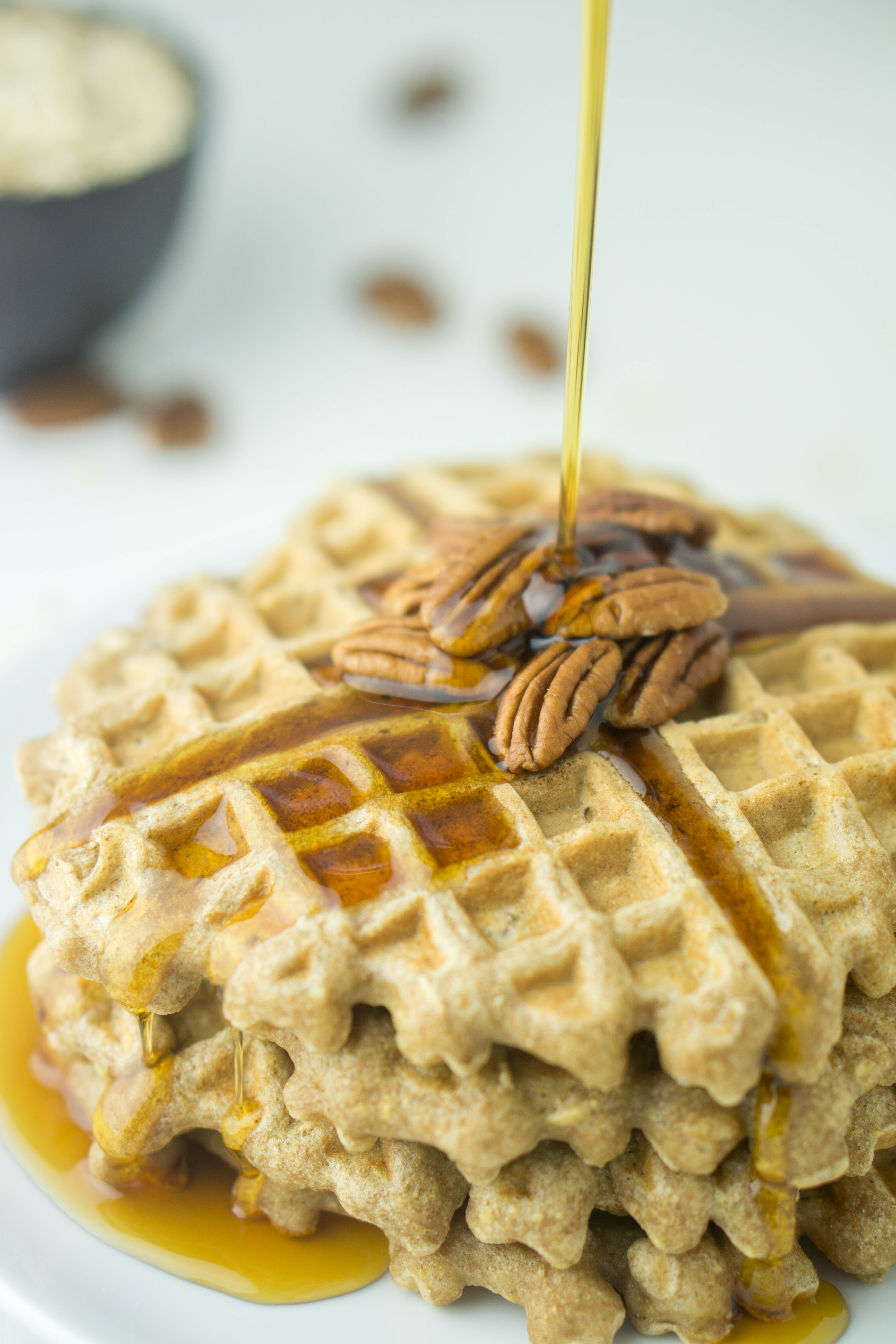 Maple Pecan Waffles