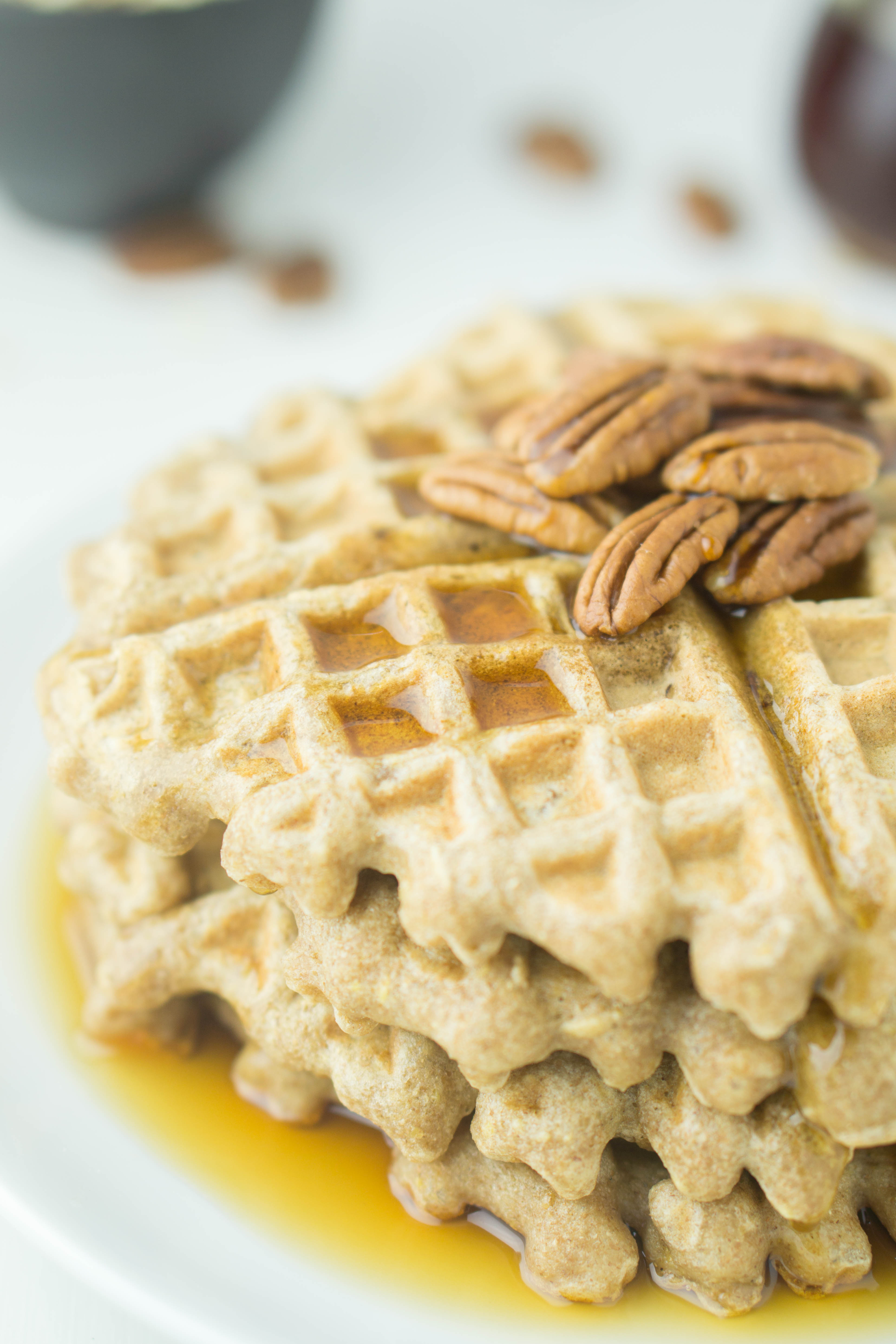 Maple Pecan Waffles